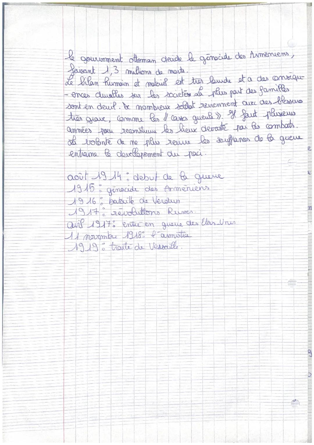 histoire
g
0
premiers guerre mondiales
La premiers guerres mondiale commence en septembre
1914. C'est une guerre total qui touche aussi bien