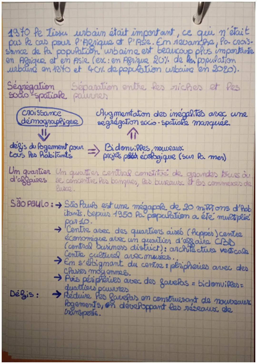 geographie
ESPACES ET PAYSAGES DE L'URBANISATION:
A de
10/2022
CHAPITRE 1:
nombre d'habitants elle est plus élevée en siffe qu'à
Pa campagne
