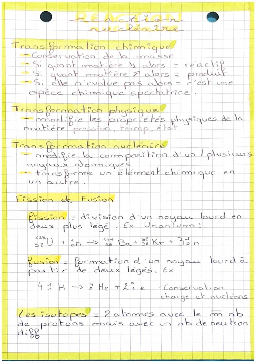 Réaction nucléaire