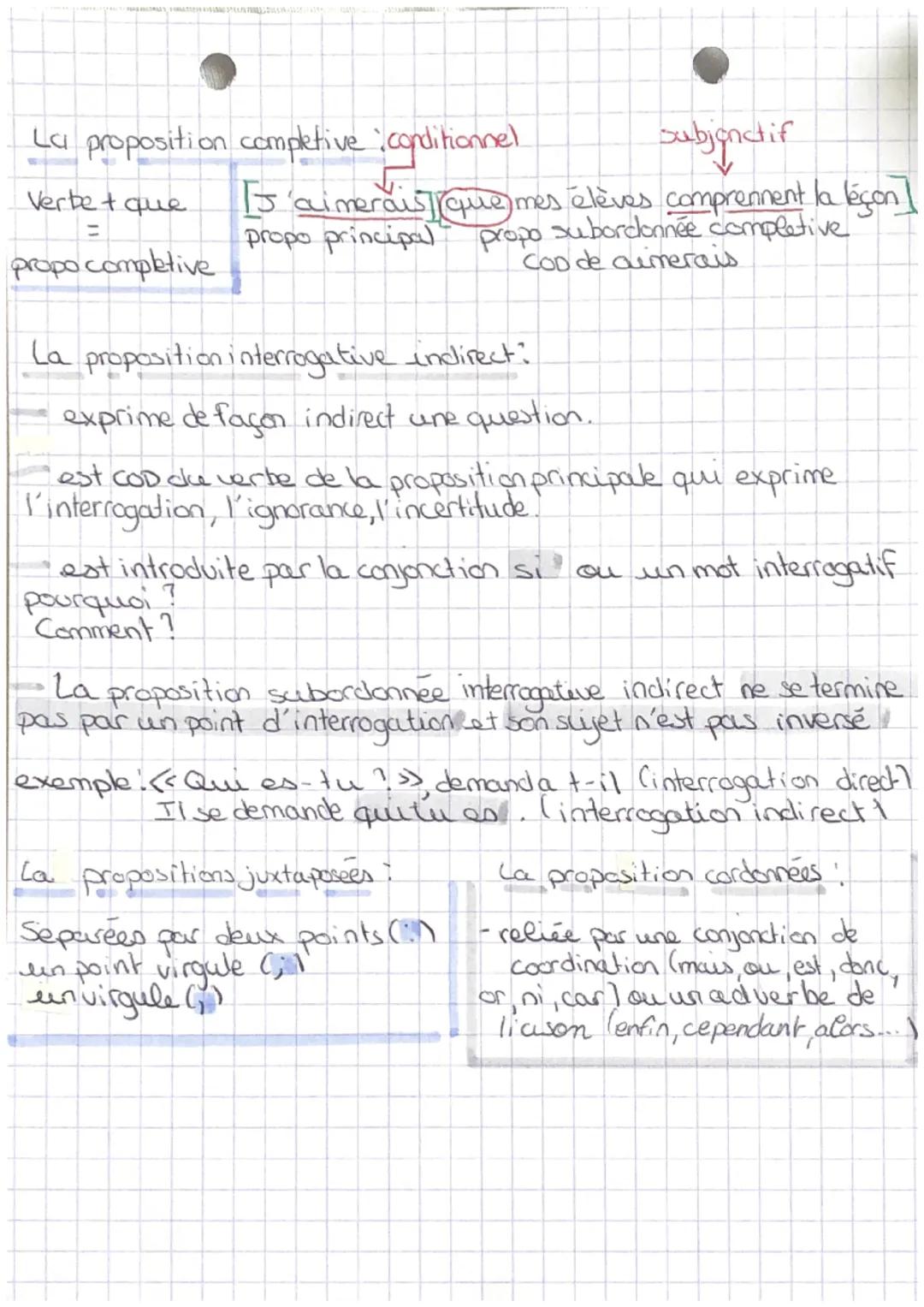 # Les differenteso
propositions
la proposition relative:
-elle est introduite par un pronom
- elle complète généralement un nom, un GN ou