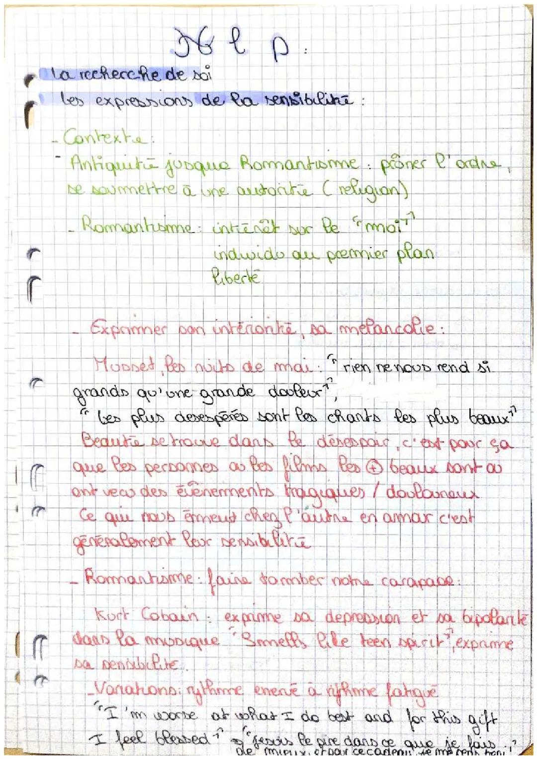 Hlp la recherche de soi