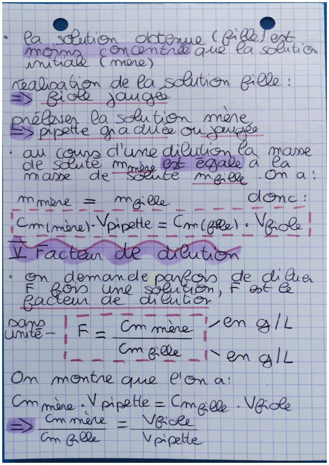 Solutions aqueuses et concentration
en masse
I Solutions aquenses
Corsqu'une espèce chimique est très
majoutaine devantide homogène,
le méla