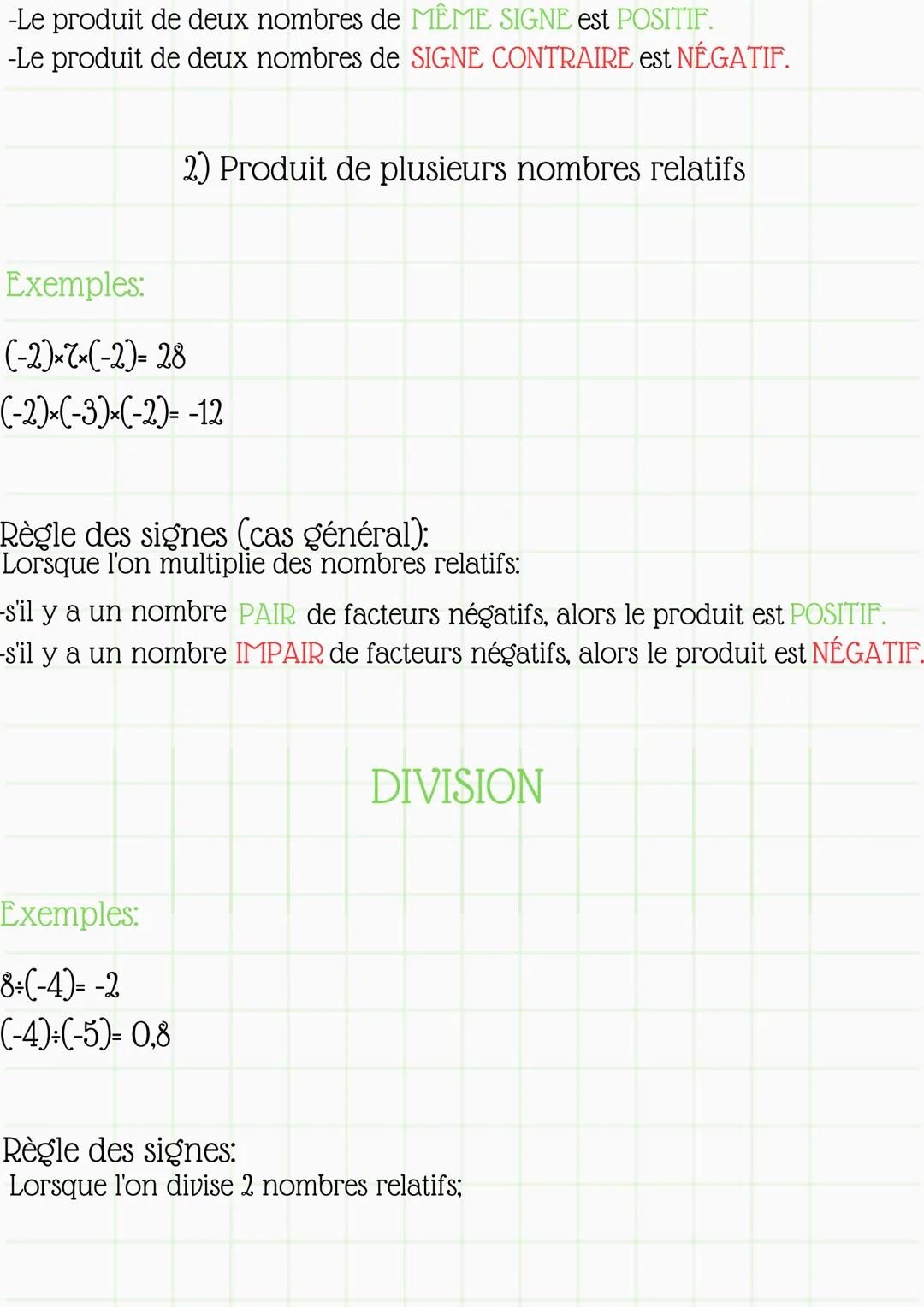 +
Règle des signes qui se suivent:
I
+
I
î î
+
-
maths
Les nombres relatifs
Exemples:
2x7= 14
2x (-7)= -14
(-2)* 7= -14
(-2)× (-7)= 14
Addit