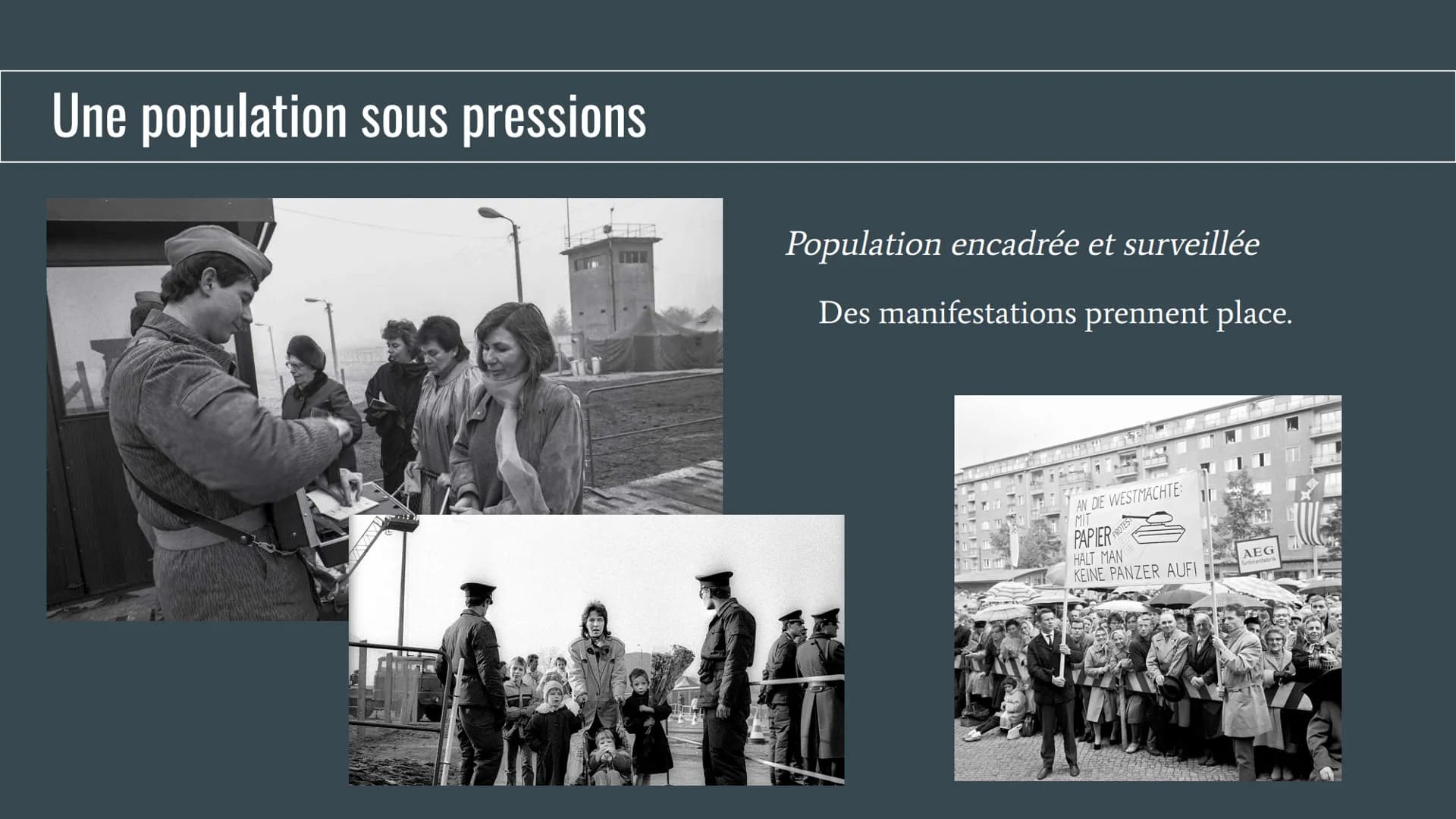 # Diapo 1
## Plan
# DIAPO N°2
## QUAND ET POURQUOI CE MUR?
Au lendemain de la seconde guerre mondiale, l'Allemagne et sa capitale sont divis