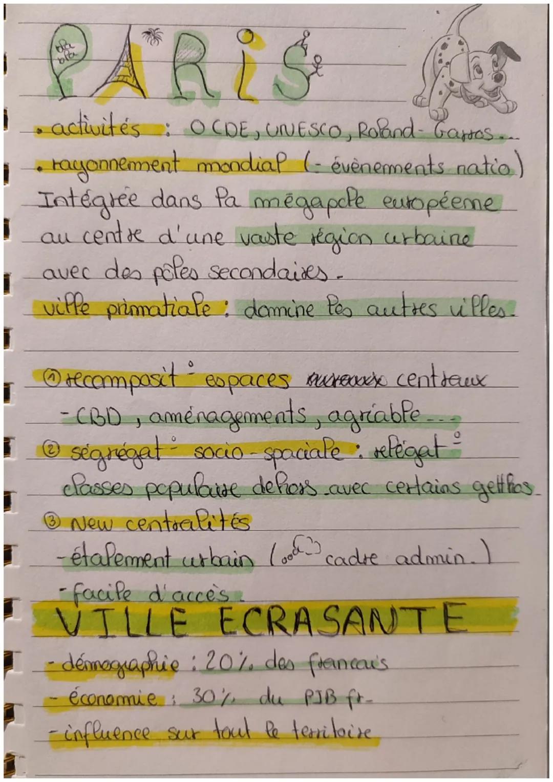 Gergrepre
ville: espace bâti caractérisé par une
forte densité de population et
d'activités. #campagne
effe est centre avec des fonct: Piés.