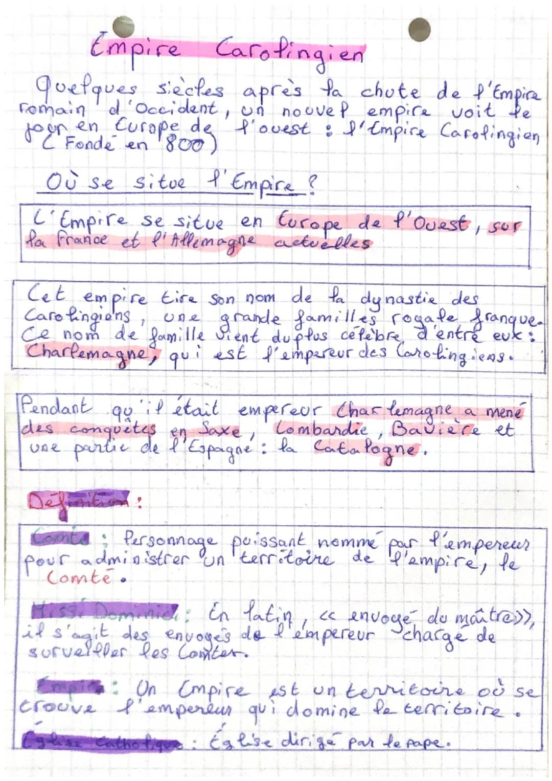 par
Charlemagne est couronné et sacré empereer
le paped Lion, le 25 décembre 800 à Rome.
Empereur Chrétien, il fait construire une chapelle
