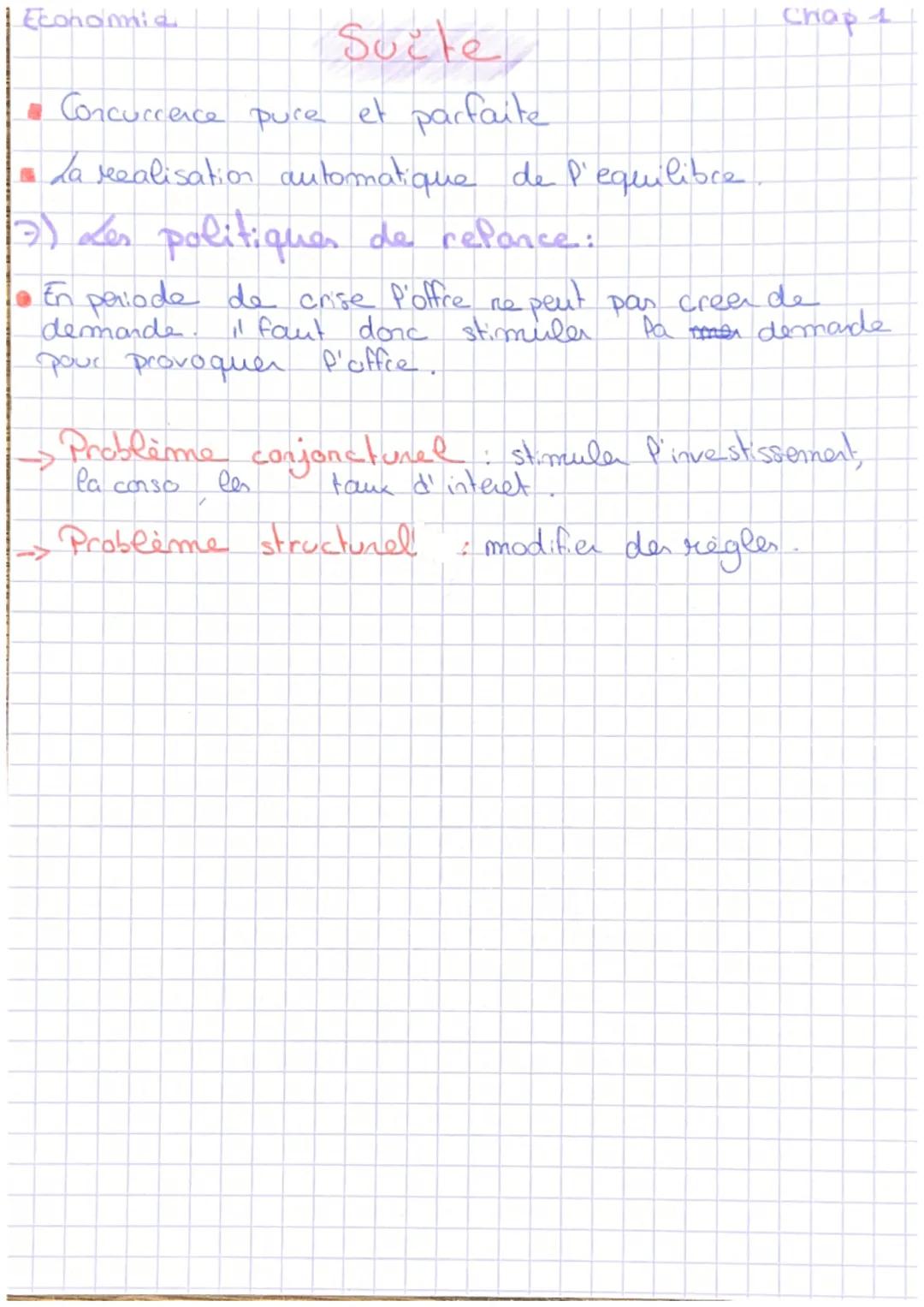 Economie
L'analyse économique
Chap 1
1) La science économique :
• d'economie est une science social qui a pour objet de
s'interesser au rap
