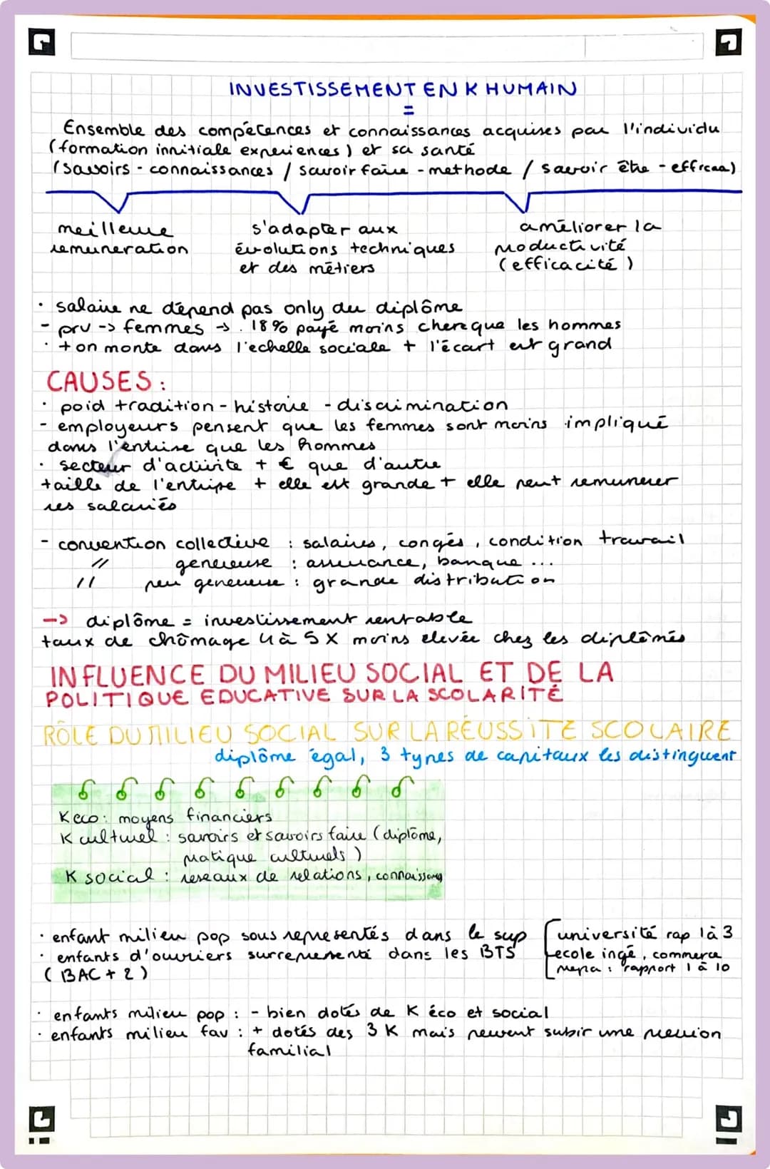 # analyse INEGALITÉ SCOLAIRE
une inegalité en sociologie se traduit par l'existance
d'une différence qui entraine des avantages pour certain