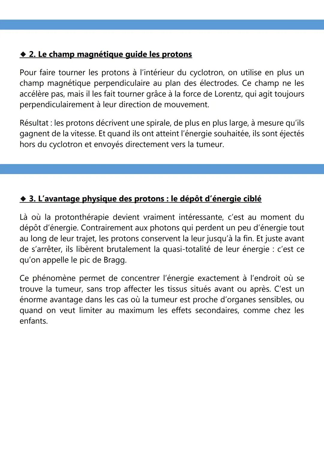 Oral physique-chimie
En quoi la protonthérapie améliore-t-elle le traitement des
cancers par apport à la radiothérapie ?
• Introduction
• Pa