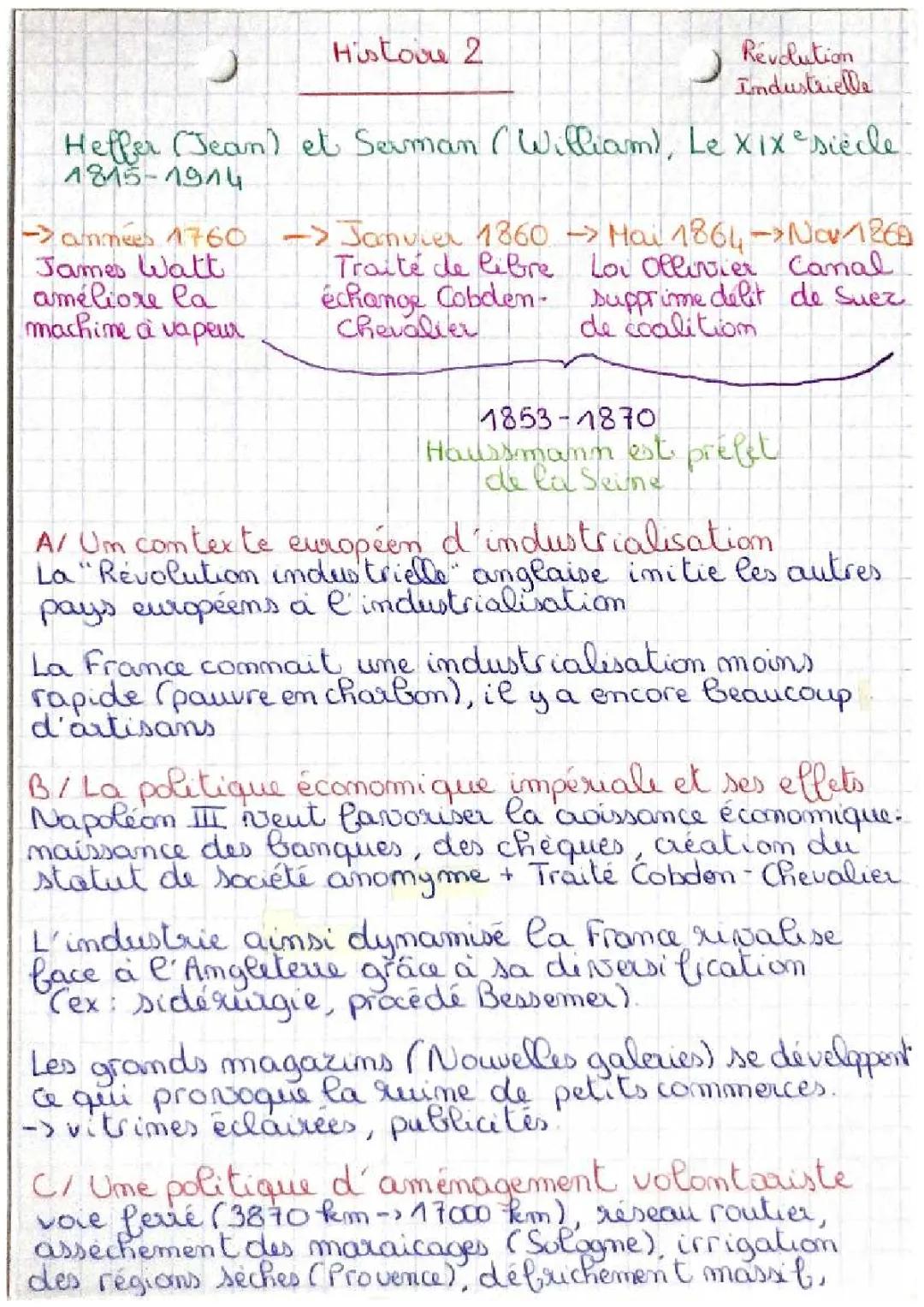 La révolution industrielle