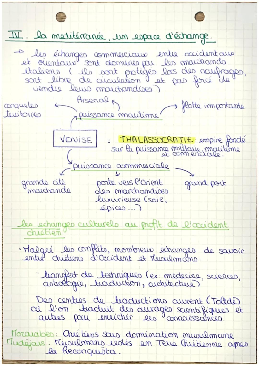 HISTOIRE
» La mediterranée médiévale: espace d'echanges
et de conflits à la croisée de 3 civilisations.
I. Trois grandes civilisations
Au XI