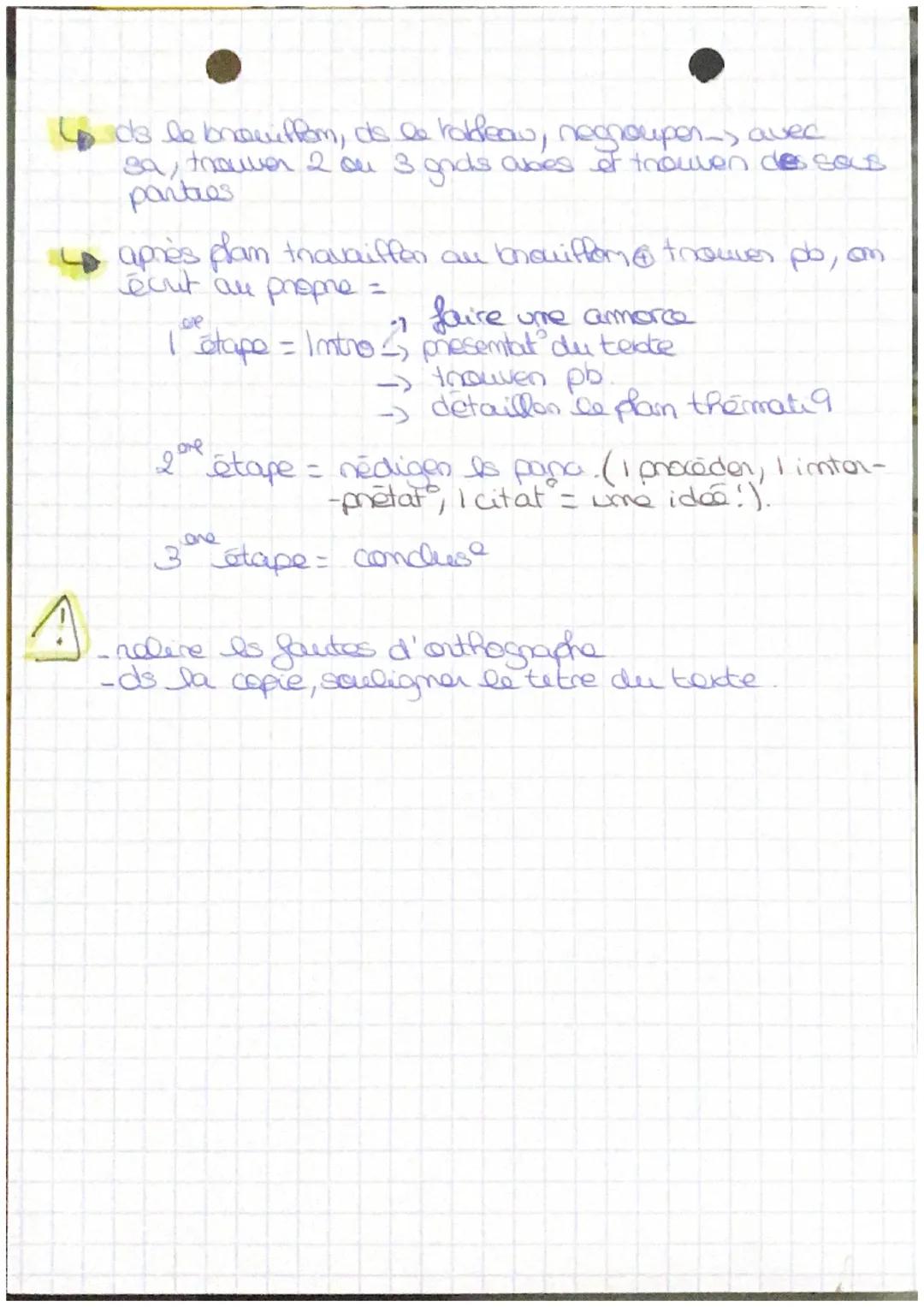 # revision
bac.c
commen
taire
→ methede, nedact
→ nevain Is corrigés
→ voir is annacles des commentaire.
4 étapes pd l'examen
→ 1° l