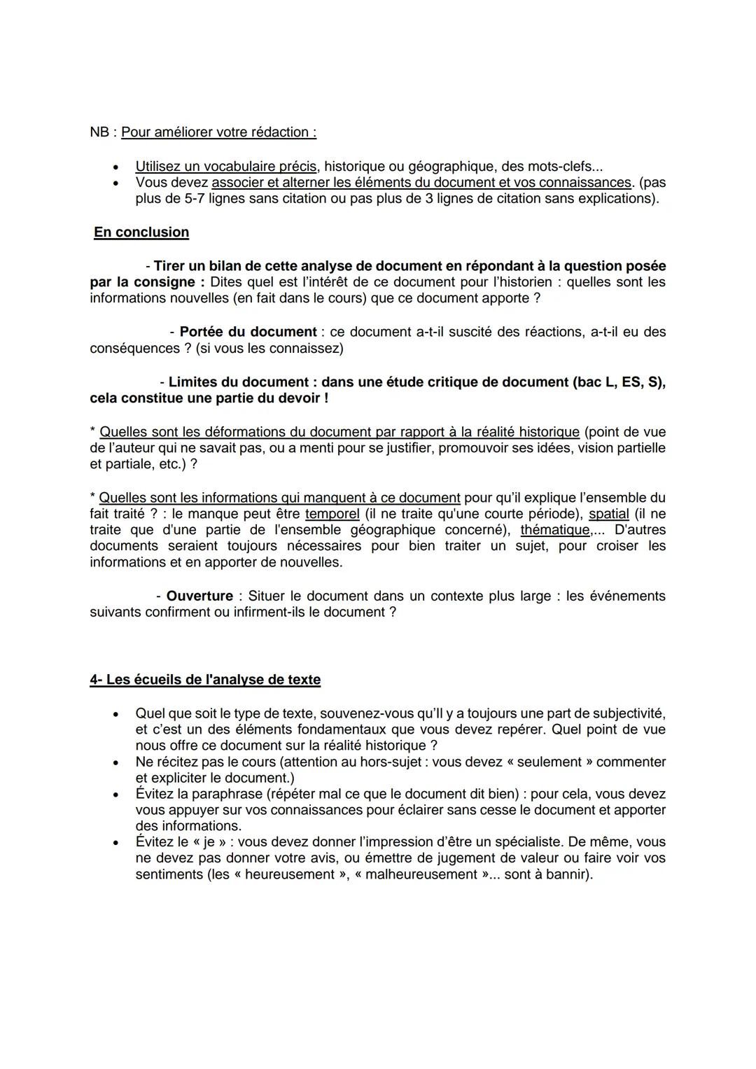 ANALYSER UN TEXTE
1 -Travail préparatoire
- Lire ou observer une 1ère fois le document pour s'en imprégner.
Pour un texte, numéroter les lig