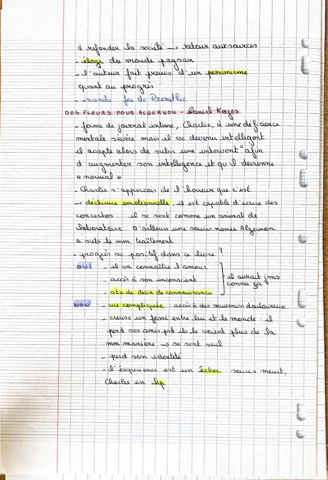 # L'HUMAIN ET SES LIMITES
## A Les limites
- part de notre humanité, on doit les acceptées
- si les limites étaient franchies -> déshumanis