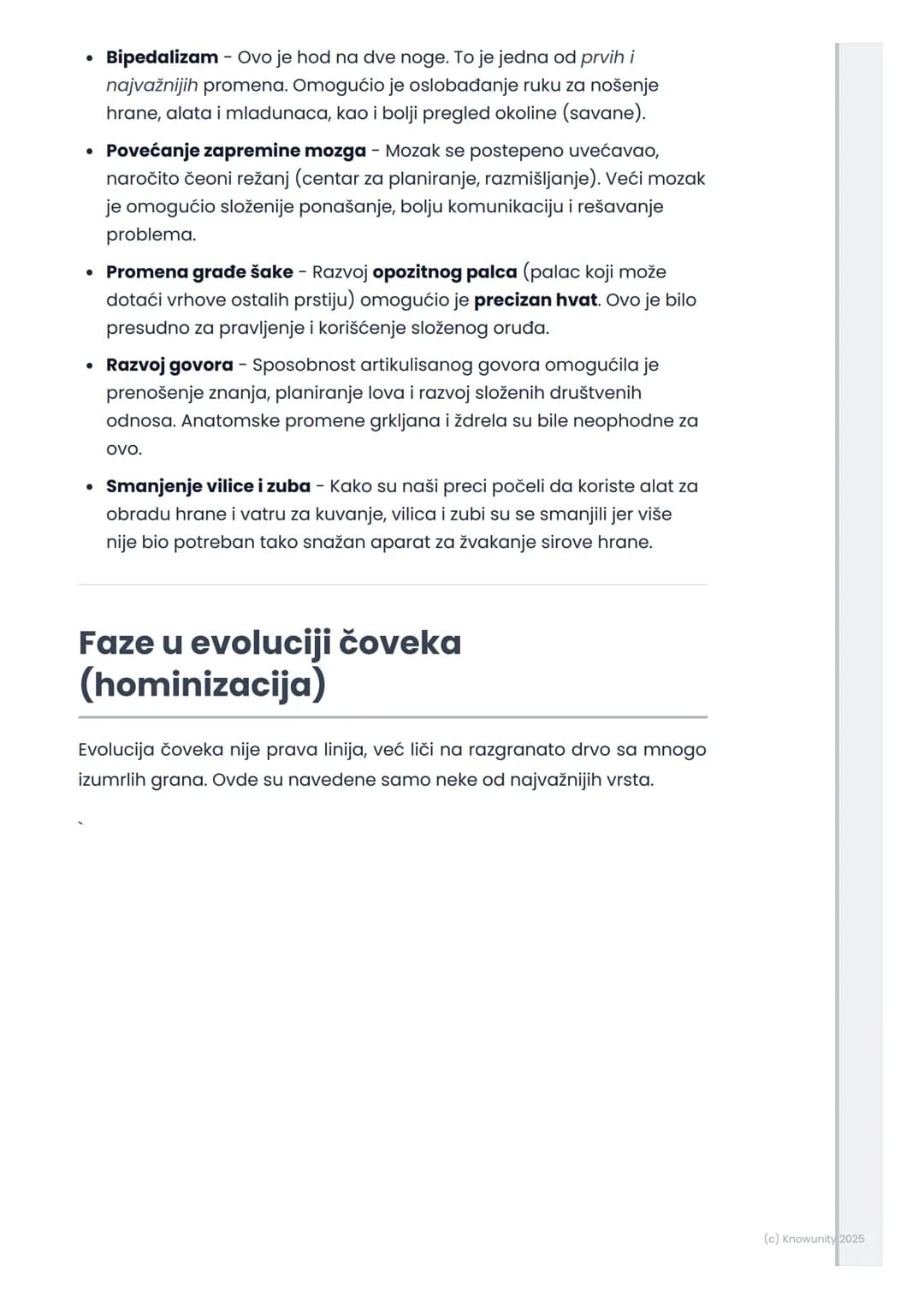 # Evolucija čoveka
## Uvod i mesto čoveka u prirodi
Evolucija čoveka je proces koji objašnjava kako se naša vrsta, Homo
sapiens, razvila o