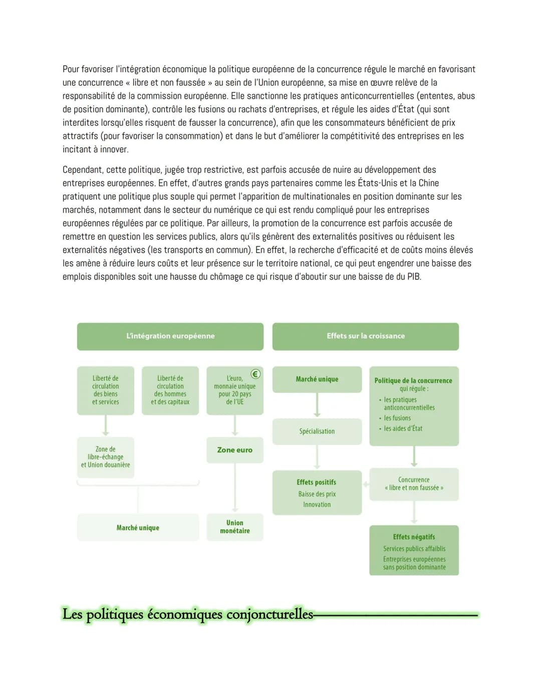 # Chapitre 9 :
Quelles politiques économiques dans le cadre européen ?
Le commerce international désigne l’ensemble des échanges de biens