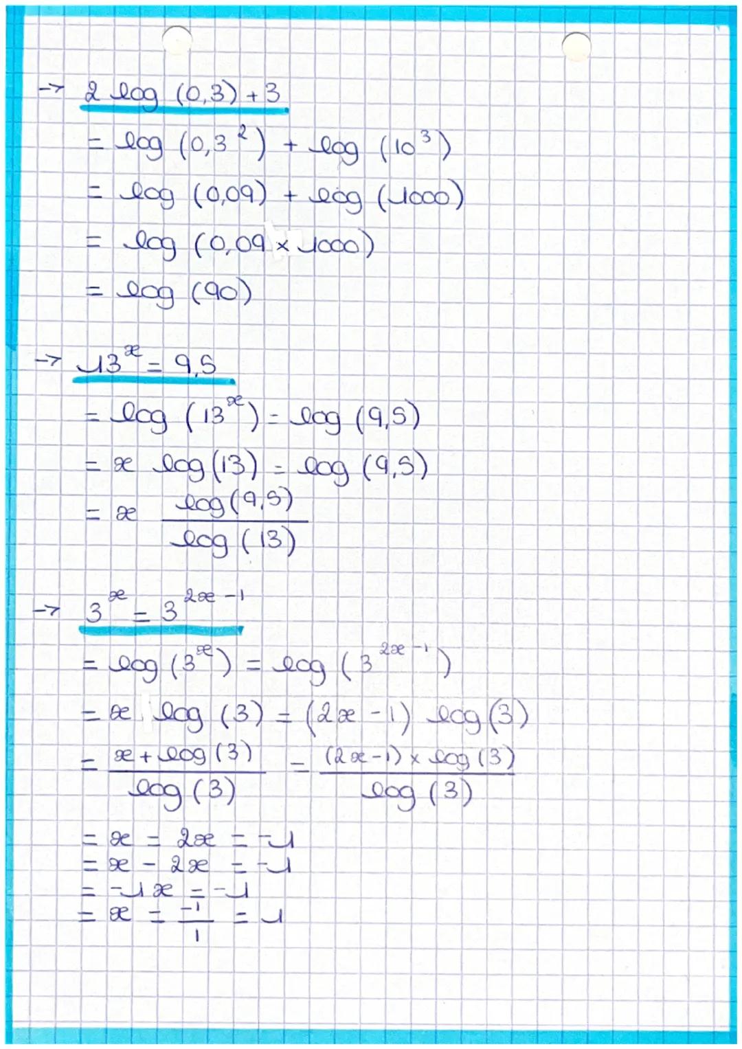 contrôle
matho
logpouthom
• formules.
>a>o, b>0
→log (axb) = log(a) + log (b)
-> lag (am) -
mx log (a)
→log() = log (a) - log (b)
-