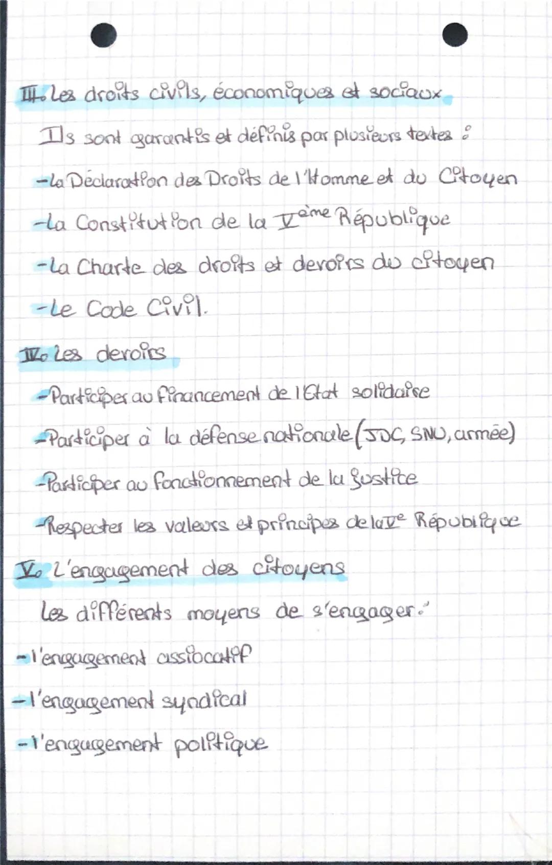EMC
la citoyenneté française
Pour devenir citoyen français, I faut obligatoirement
être de nationalité française et être en pleine
possess