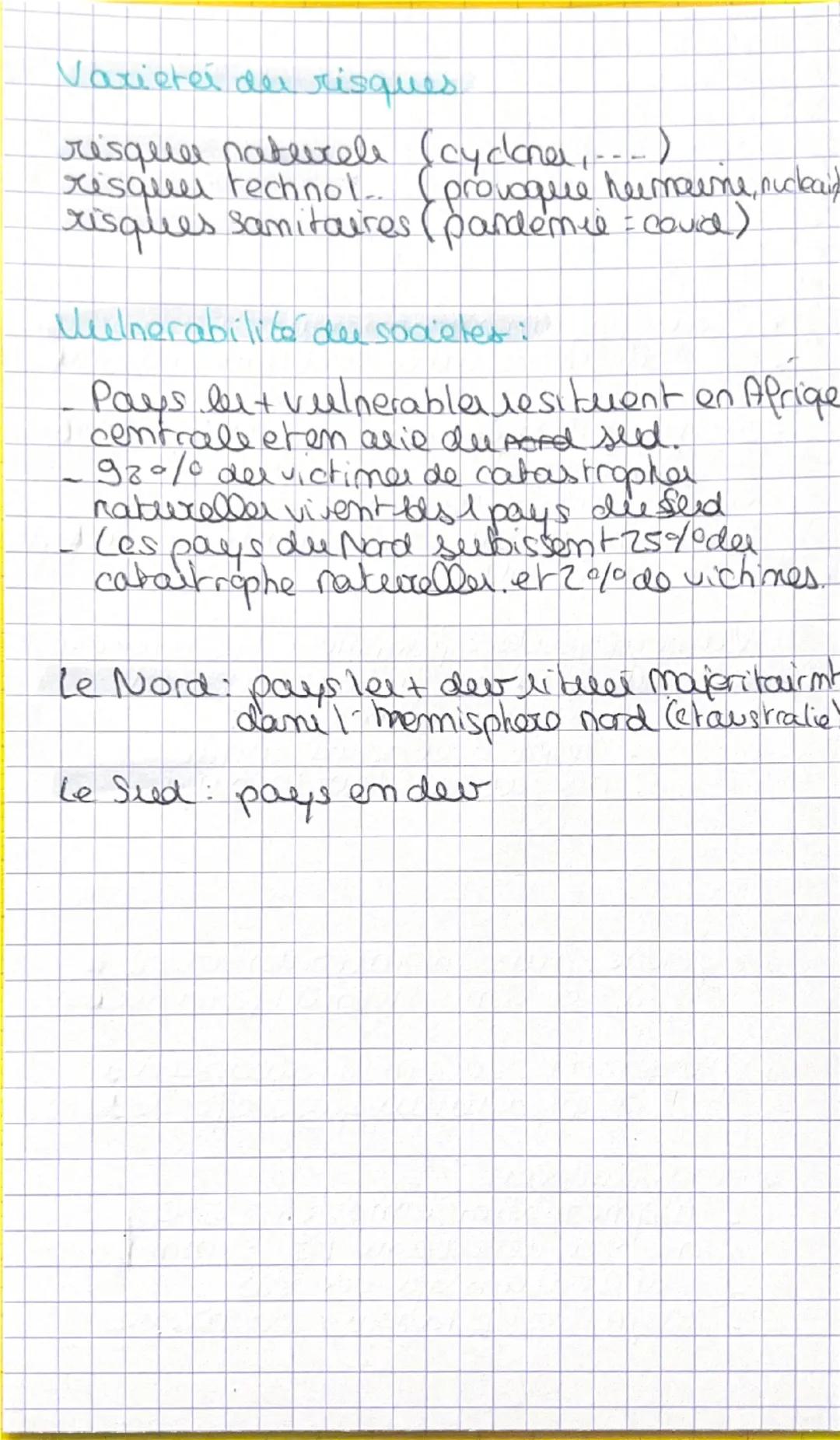 Les societes paces aux
risques:
0
0
quelques definitions:
Alea phenomene dangereux, susceptible
de reproduce done unlice donne.
Risque dange