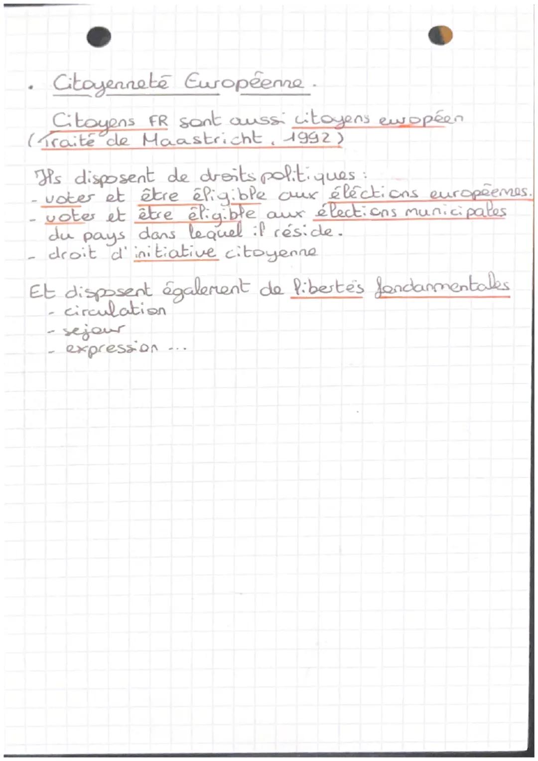 EMC
La
citoyenneté française
et européenne
. On peut obtenir la nationalité francaise
selon
modalités :
-
1
par filiation
par le droit du so