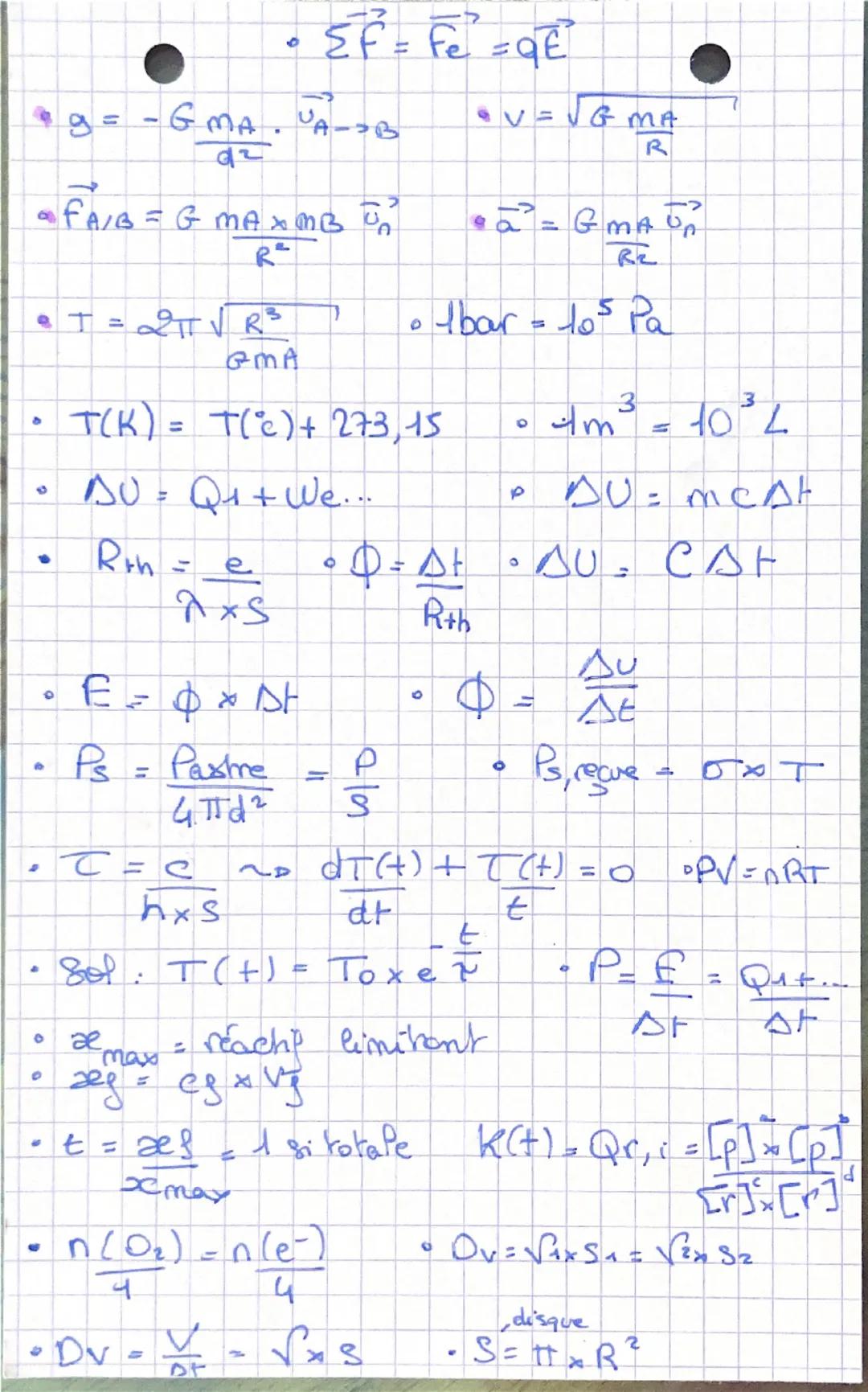 # Formules P.C:
rad
- $0 = \frac{\lambda}{a} - m$ et $\frac{L}{2D_m} = \lambda = 0$
- $S = D_{gr} - D_{pt} = D_2 - D_1$
- $S = R \times \