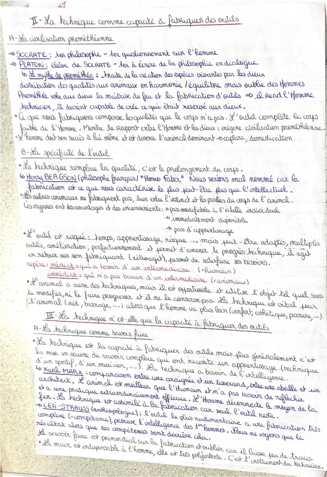 Philo
Chap 1
# Technique et Nature
Intro: da nature est-elle la définition d'une chose et permet alle de le définir?
qu'est-ce qui fait de n