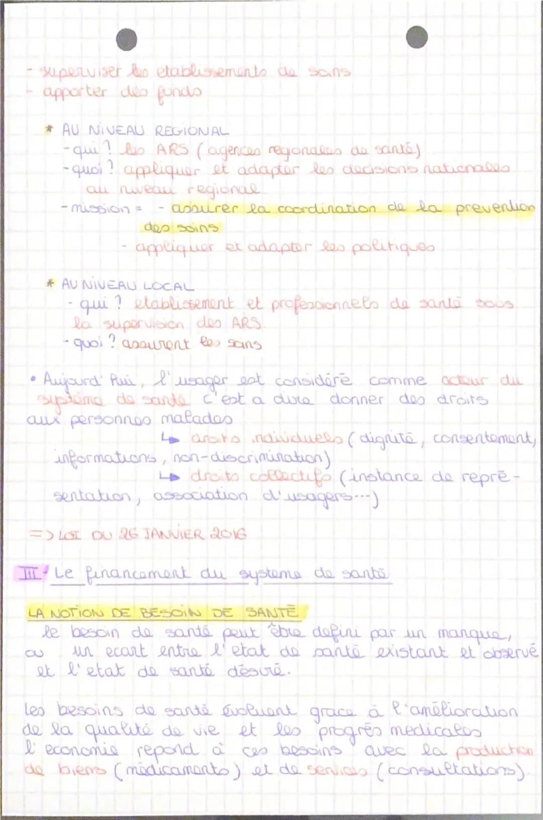 SEQUENCE 3 LE SETEME
DE SANTE
I- Le système de sante français
•Le système de sante est l'ensemble des arganisations,
deo institutione, dus