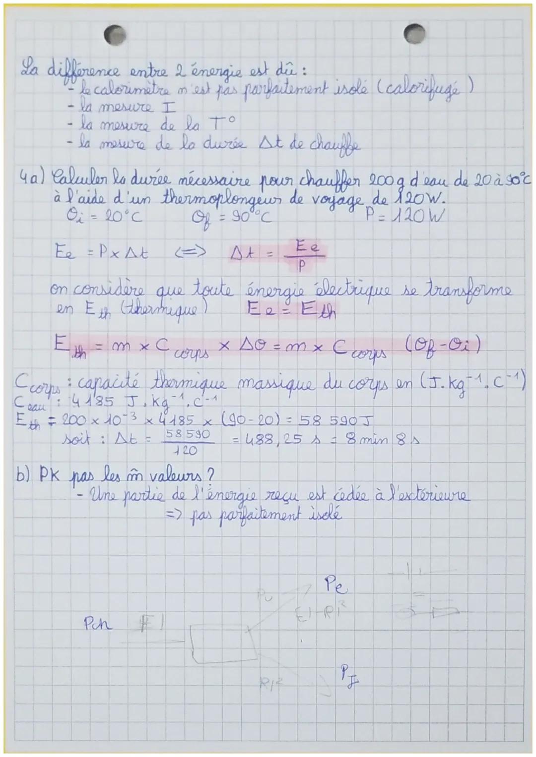 It'spects énergétiques, des
phénomènes électriques
Rappel
Pe = Ux I
• Pe = puissance élec
U= tension aux bornes du récepteur (convertissen)