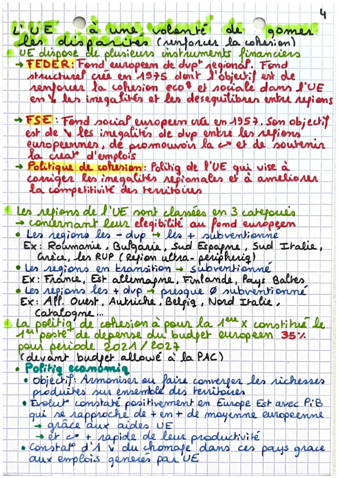1
chap IX L'Union europeen me
la mondialisation :
dynamiques complexes.
dans
Etats fondateurs I lembres de l'UE I
Espace Schengen
111: Allem