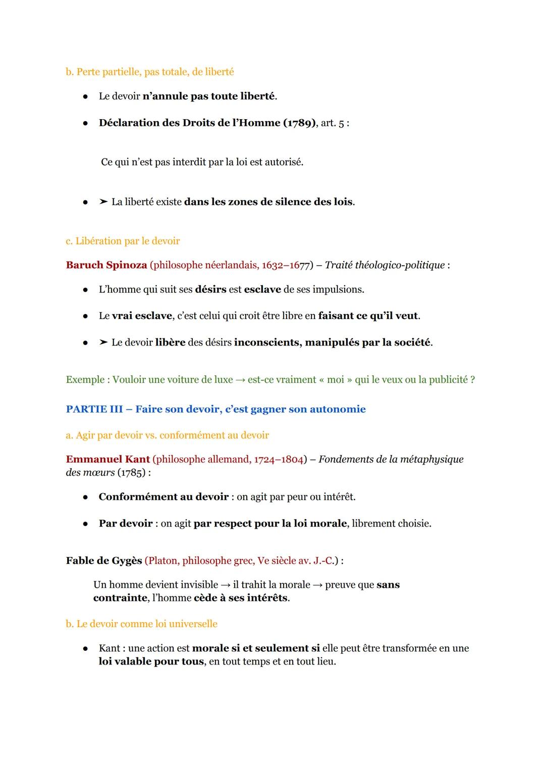 # Le devoir:
(Séquence 5 Partie 2)
## Introduction :
Définir le devoir
* Le devoir : action que l’on doit accomplir en vertu d’une règle