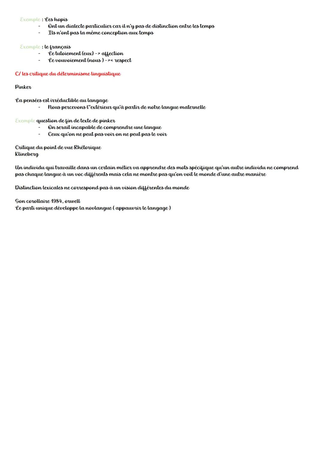 # Le langage
Communication échange d'information
La communication animale à pour fonction la survie biologique, se borne au présent il « p