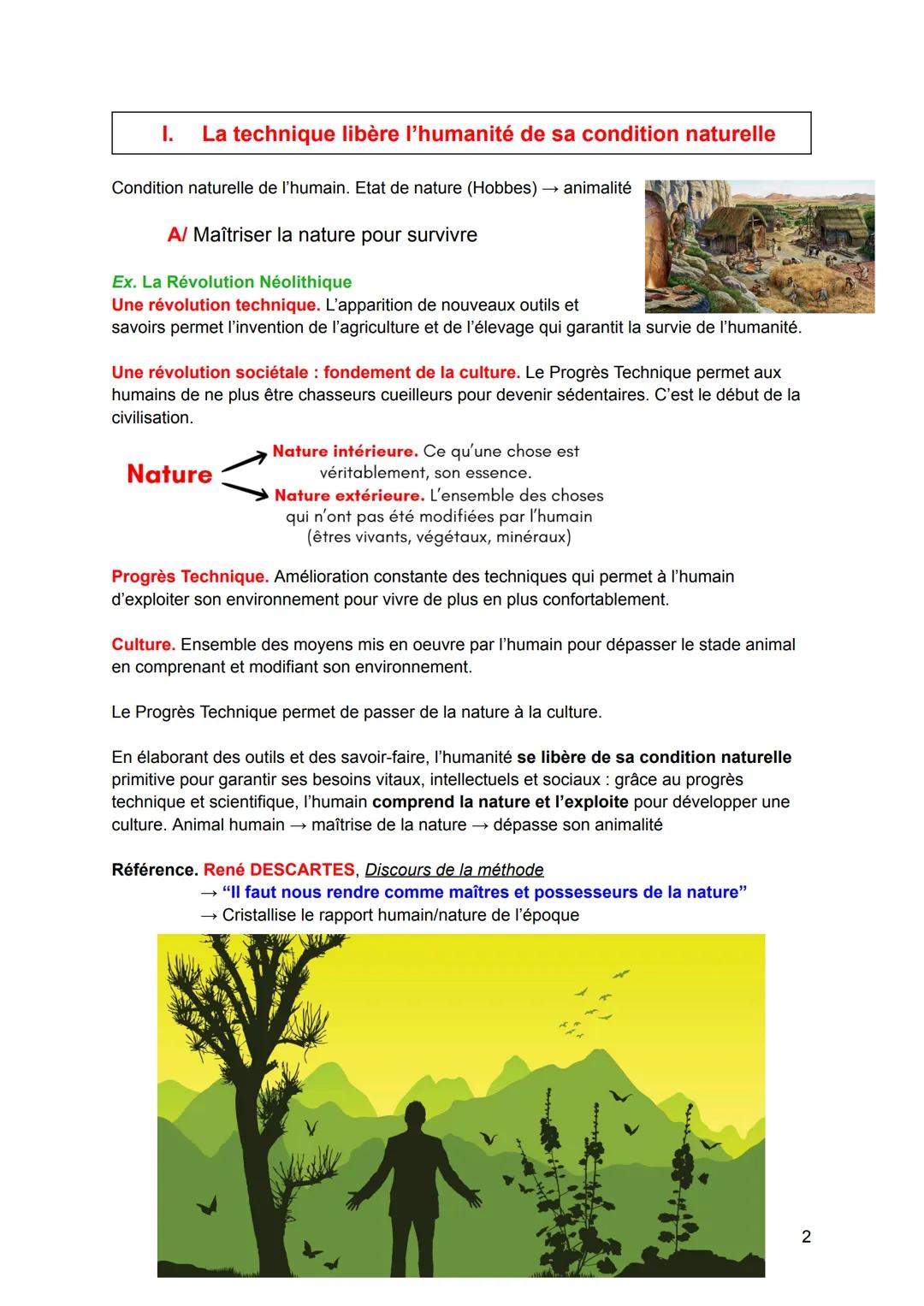 # Chapitre 7 : La technique libère-t-elle l'humanité
Notions : Technique, Liberté, travail, Nature
Introduction-
* Etape 1-Accroche
# Ma