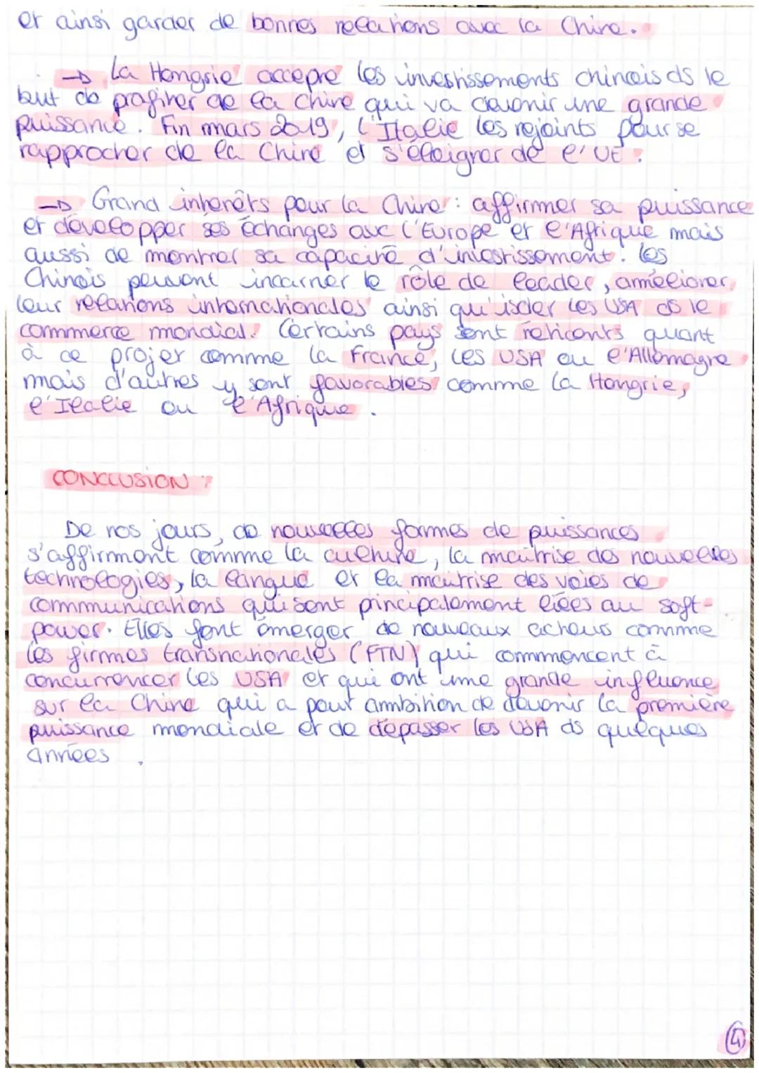 HGGSP:
LES FORMES INDIRECTES DE LA PUISSANCE
I) l'enjeu de la langue
1) l'exemple du français dans les relations internationales
-> FRANÇAIS