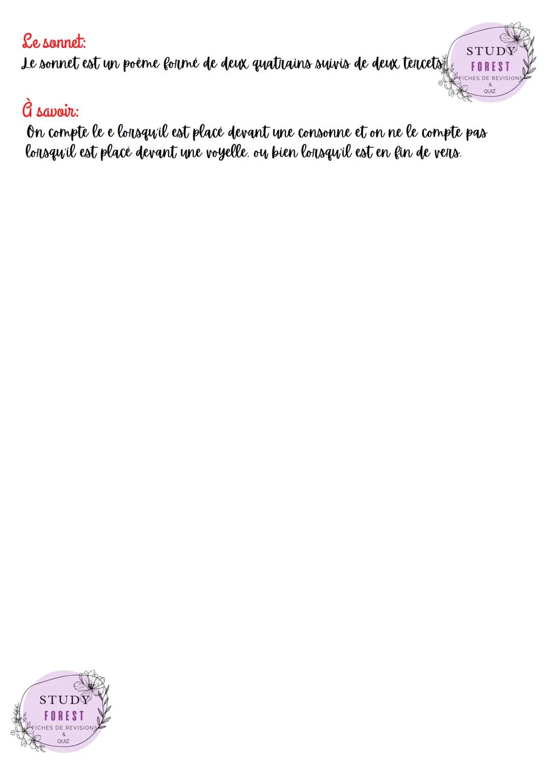 HSTONE
I prancais
Le vocabulaire de la poésie
-4
La poésie peut-être écrite en vers de:
syllabes--detrasyllabe
-5 syllabes - pentasyllabe
-6