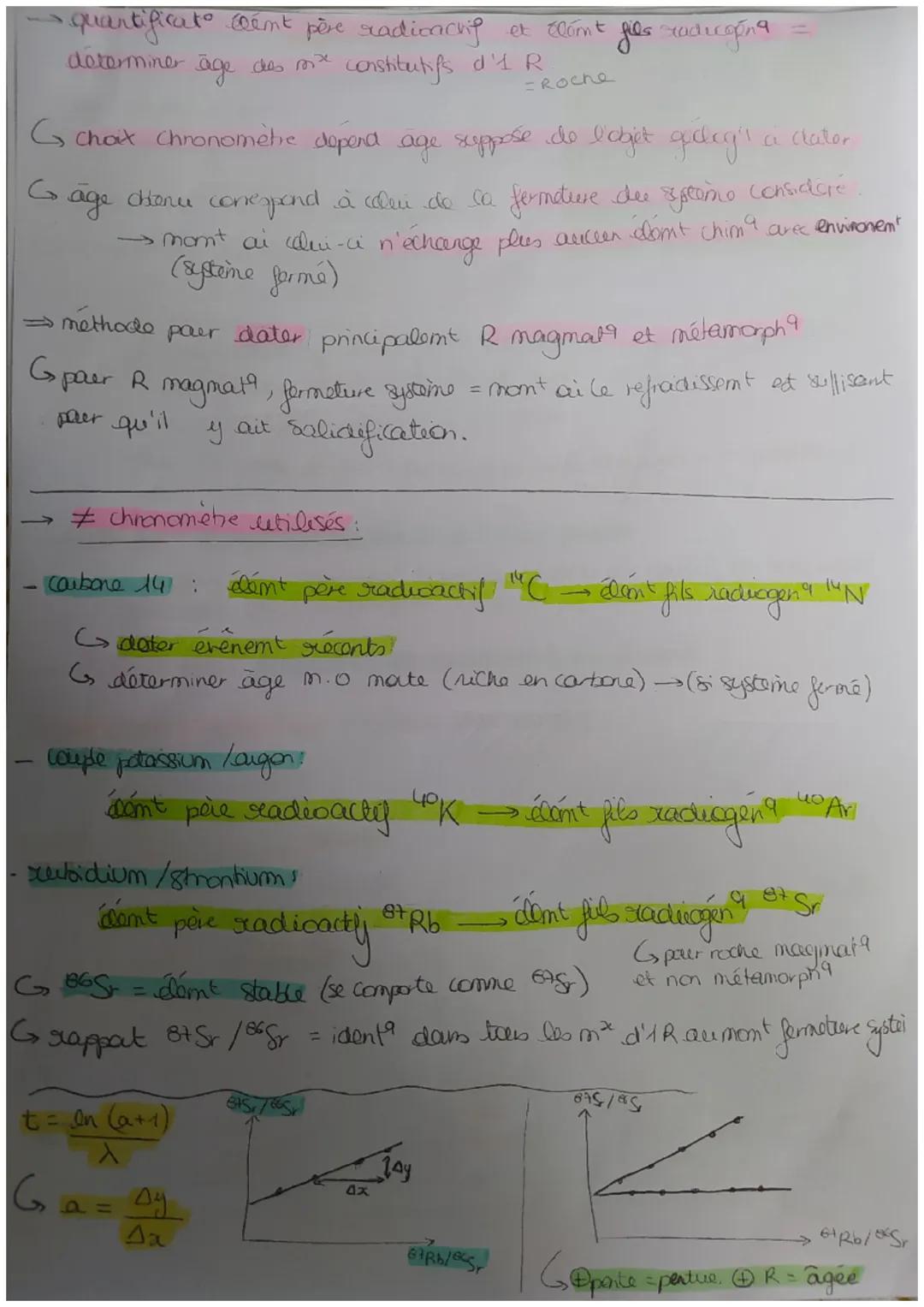 Gedregue
1
Geologie
Chronologie relative placer les évènent géologique les 1 par
rapport aux autres dans le temps
Gappliquer plusions princi