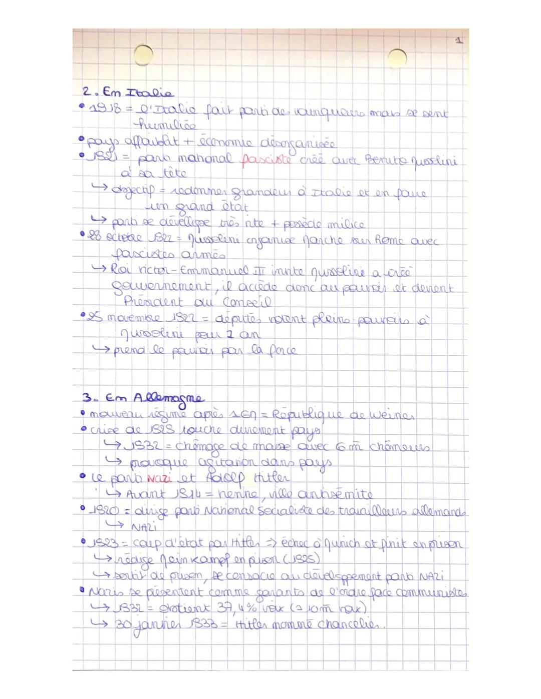 chap 2
histoire
Hannah Arendt: " c'est la terreur qui définit le caractère
fondamental du gouvernement botalitaire"
* le contexte historique