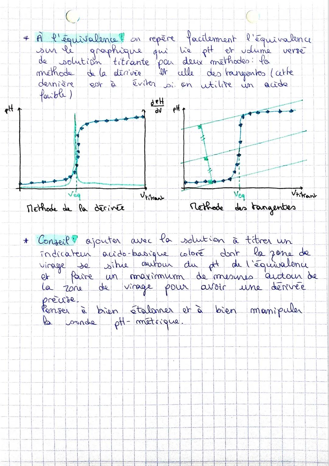 Titrages
Définition: En chimie, le titrage est une
en une
technique de dosage afin de détermine.
la concentration d'une solution titree
espè