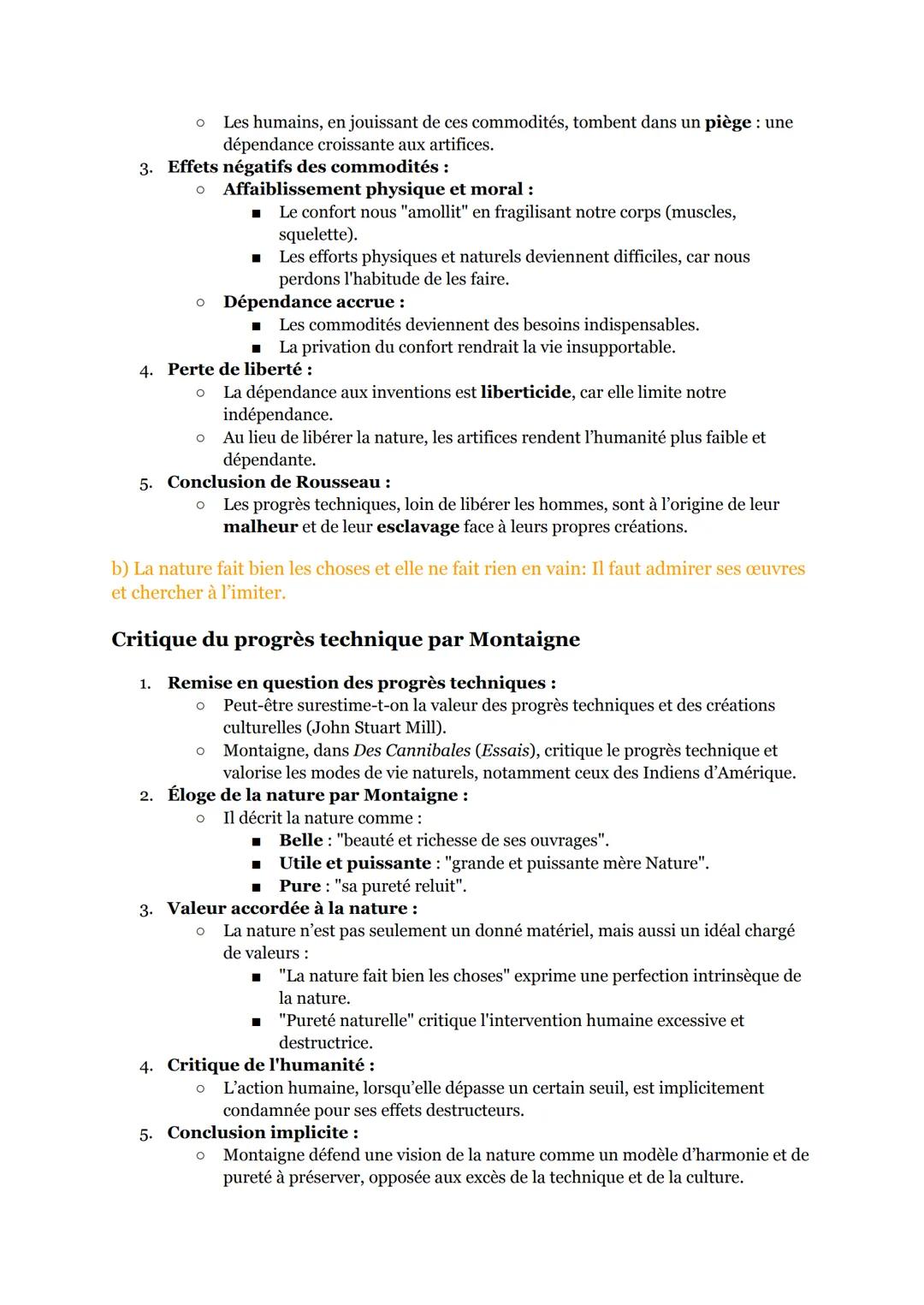 (4/17)
La nature:
(Séquence 2, partie 1)
Introduction :
Question initiale: dominer la nature
* Dominer la nature est-il nécessaire ou contin