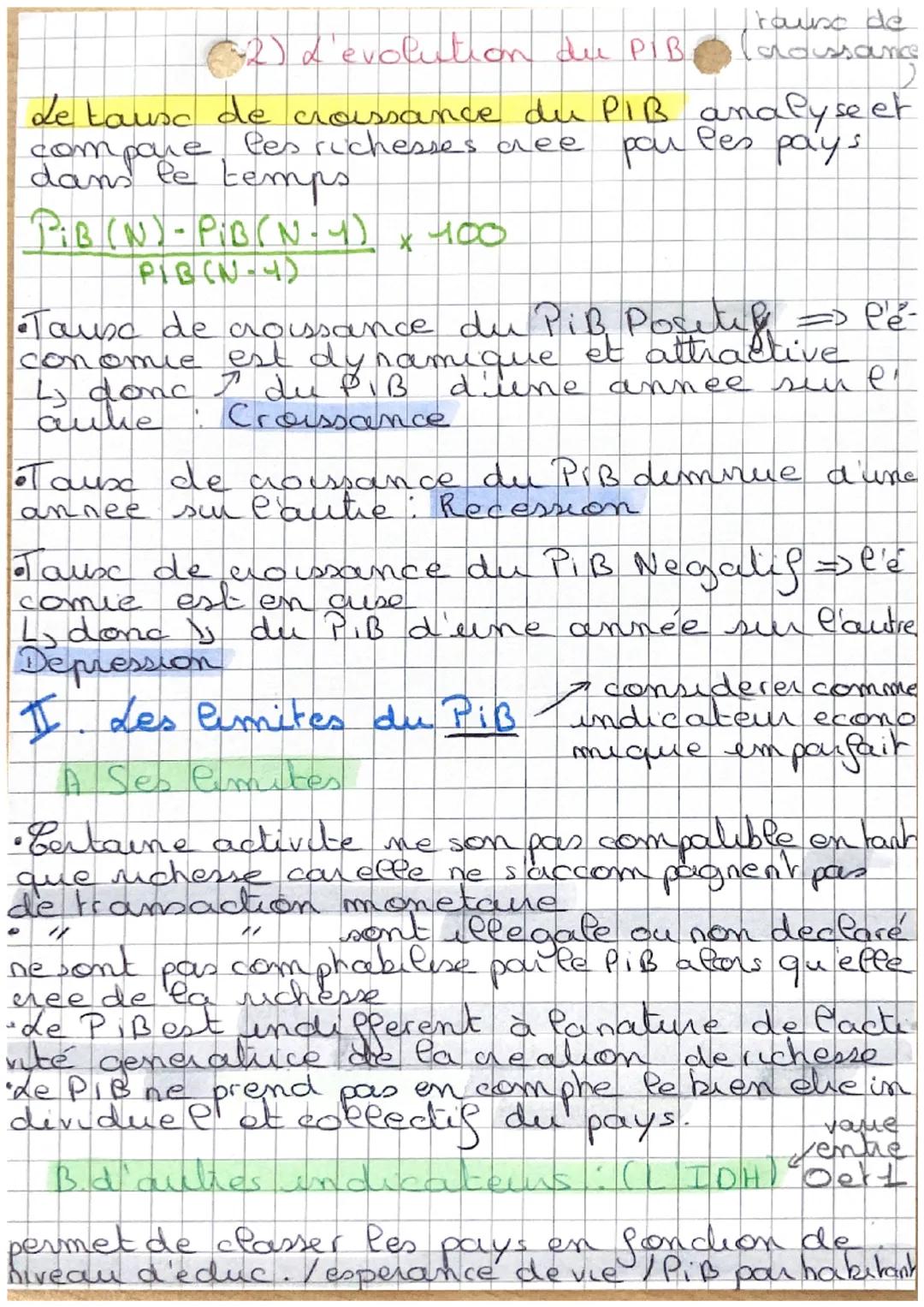 # 1. Mesurer la création de richesse
A da ruchesse crée ou les entreprises =VA
VA = CA (Chiffre d'affare (total vente €)) - CI
Conso inte