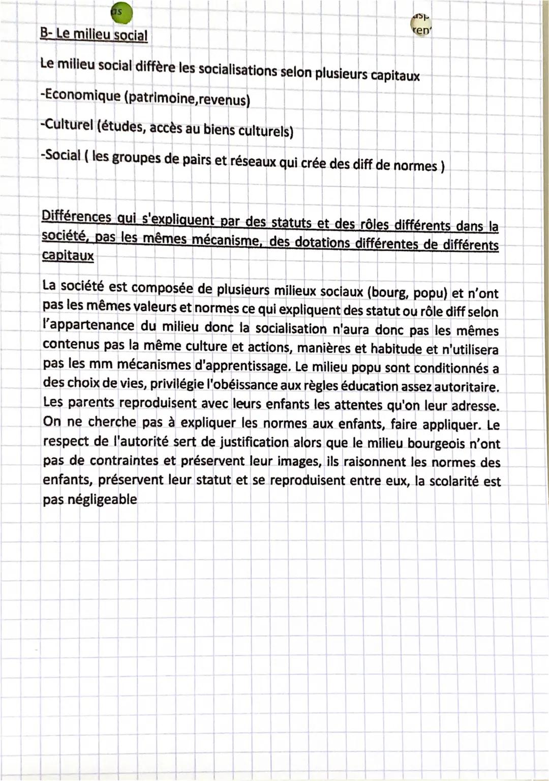 cia
La socialisation - Acteurs sociaux
PARTIE I-DEVENIR UN ETRE SOCIAL
Socialisation; processus d'intériorisation des valeurs normes et stat