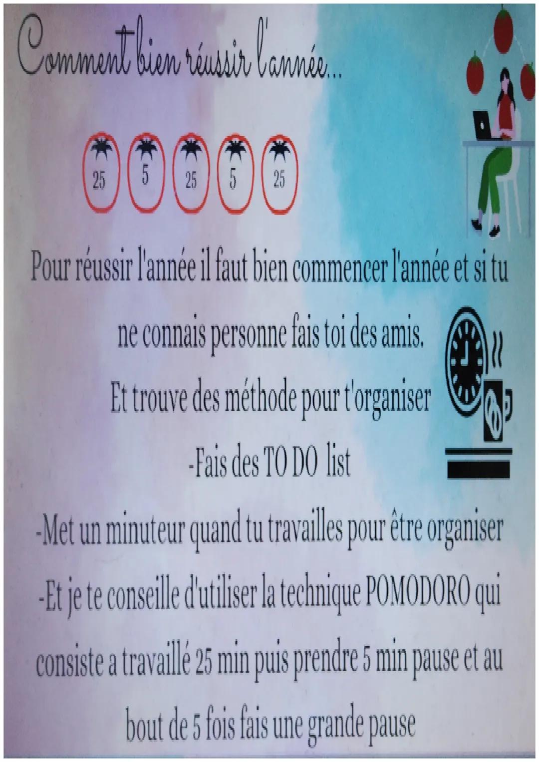 @thu064
Comment bien vit?
METHODE DE RÉVISION POUR RÉUSSIR L'ANNÉE Comment bien réussir l'année...
00000
Pour réussir l'année il faut bien c