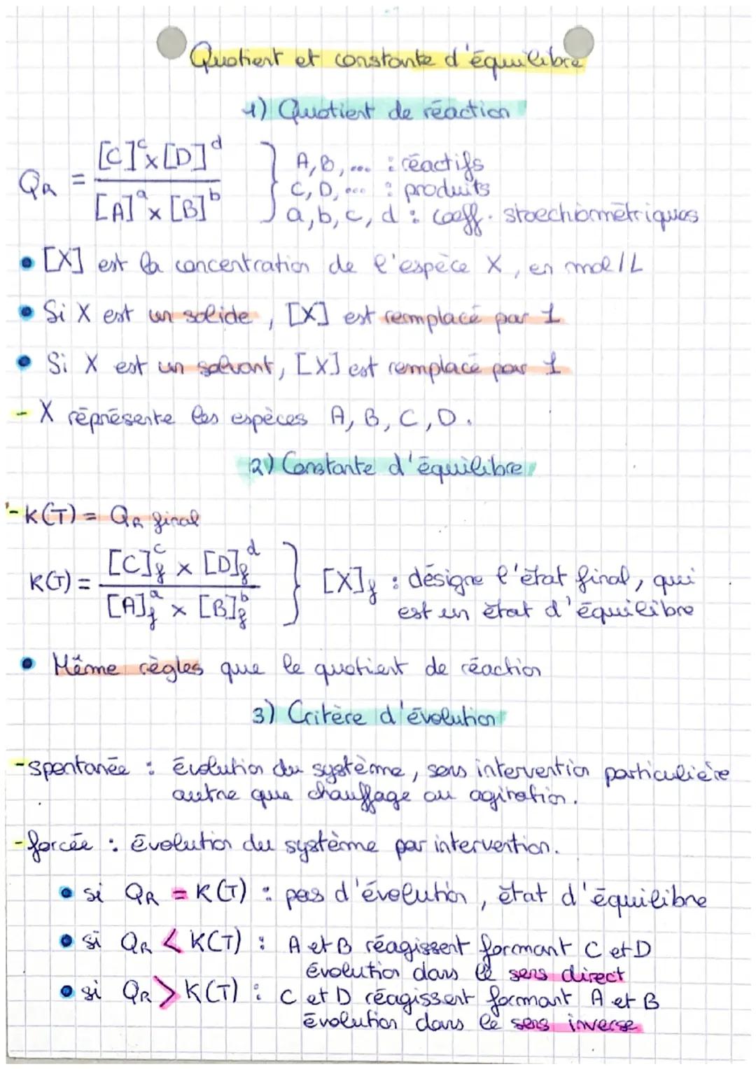 État final, transformation
(4) Transformation totale
• au moins I reactif totalement consomme
CH₂O est nécessairement en exces)
reactif tota
