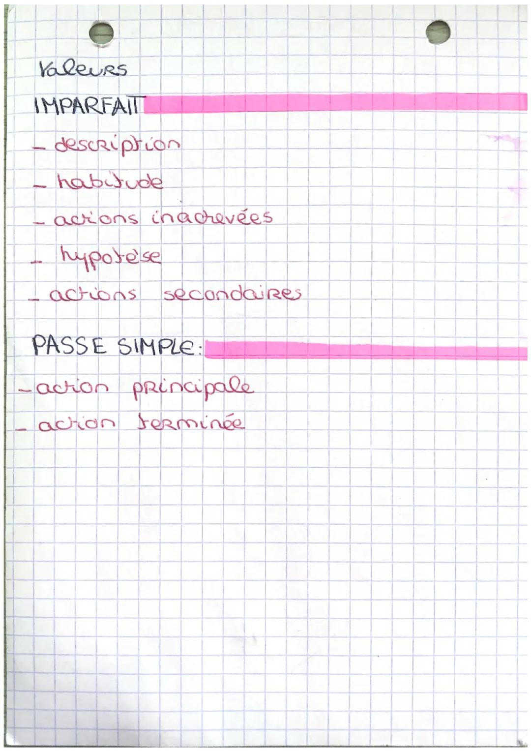 Conjugaisons
IMPARFAIT: AIS-AIS-AIT-IONS-IEZ-AIENT
PASSE SIMPLE:
je
Hje
to
Imparfait /passé simple
двр
RentRa
Rentras
il RestRa
hous RentRam