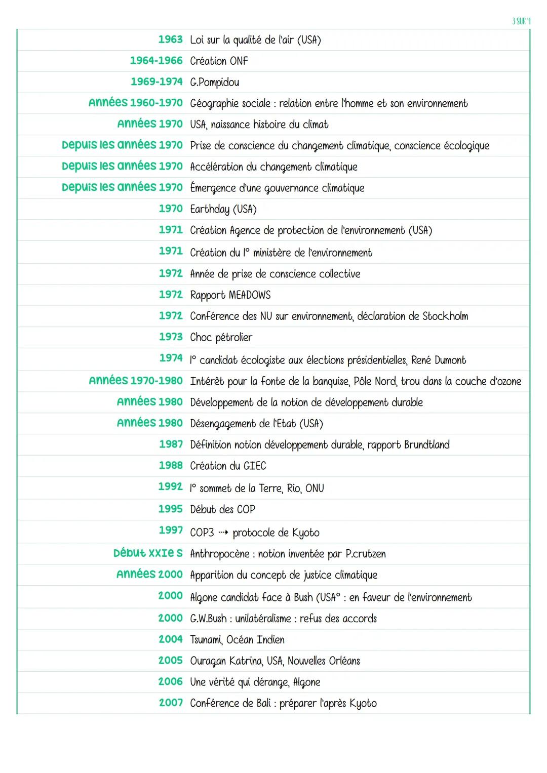 Thème 4
# ENVIRONNEMENT
- 3MA à 12000 Av. JC Paléolithique
- 12 000 à 3000 Néolithique
- 900-1300 Petit optimum médiéval
- XII-XIVE S Les Gr