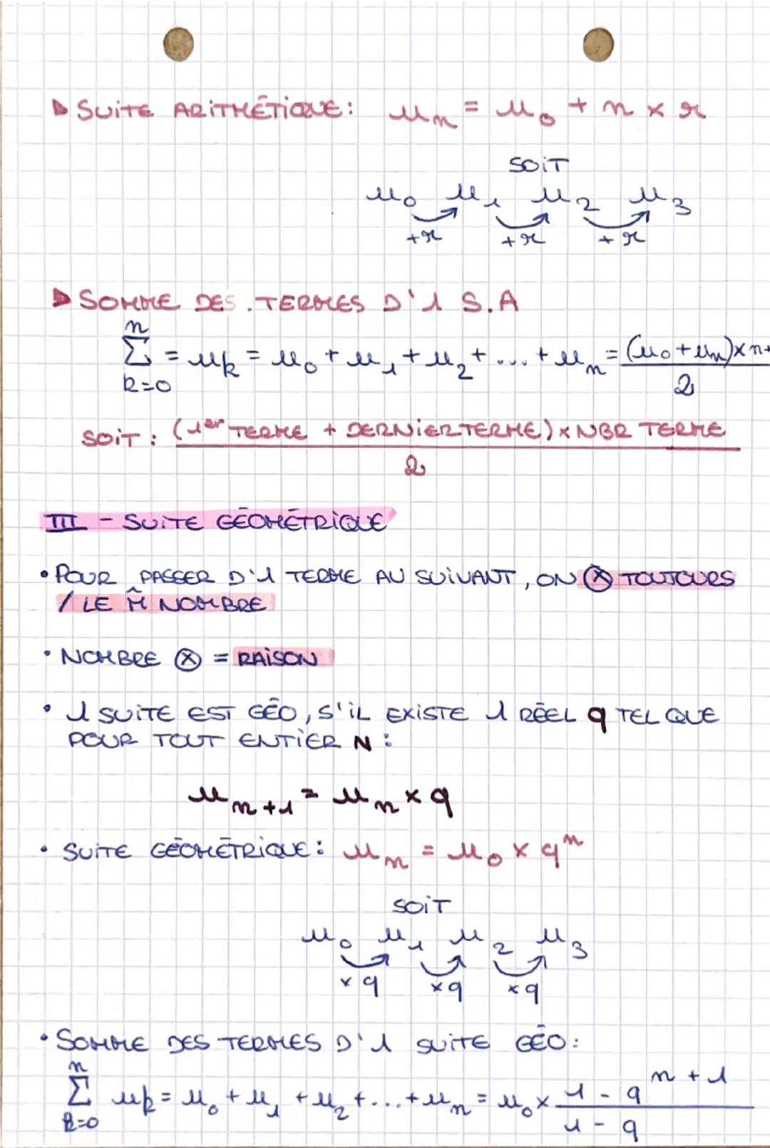Suite, limites
DE SUITE
CONSTUIRE UNE SUITE, C'EST ASSOCIER À CHAQUE
ENTIER M UN REEL NOTE um => UNE SUITE EST
UNE FONCTION : N -> R
Csms un