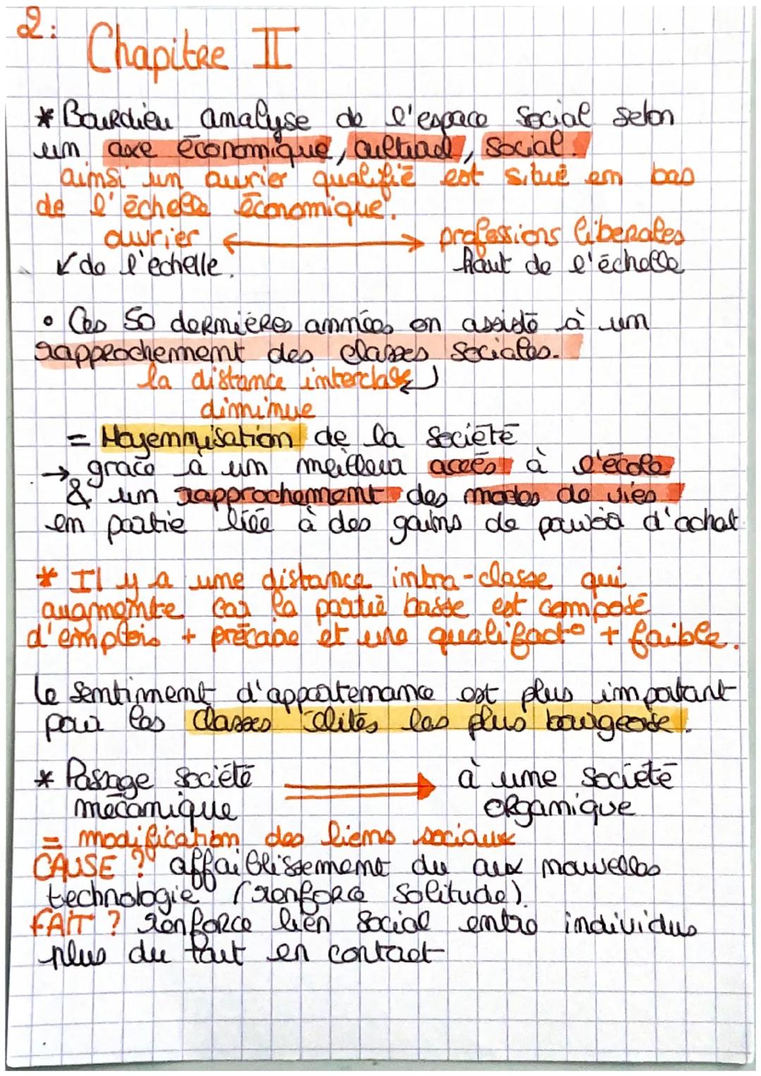 Chapitre
* Les PCS comportent 6 catégories d'actifs 8
1- Agriculteur / exploitant
2- Artisant commerçant /chef d'entreprise.
3-Cadre et prof