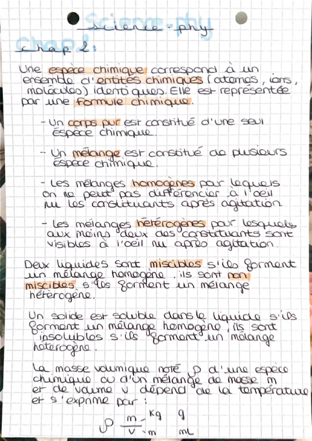 Chap 2,
ce-phy
Une espece chimique correspond à un
ensemble d'entites chimiques (atomes, ions,
molécules) identiques. Elle est représentée
p