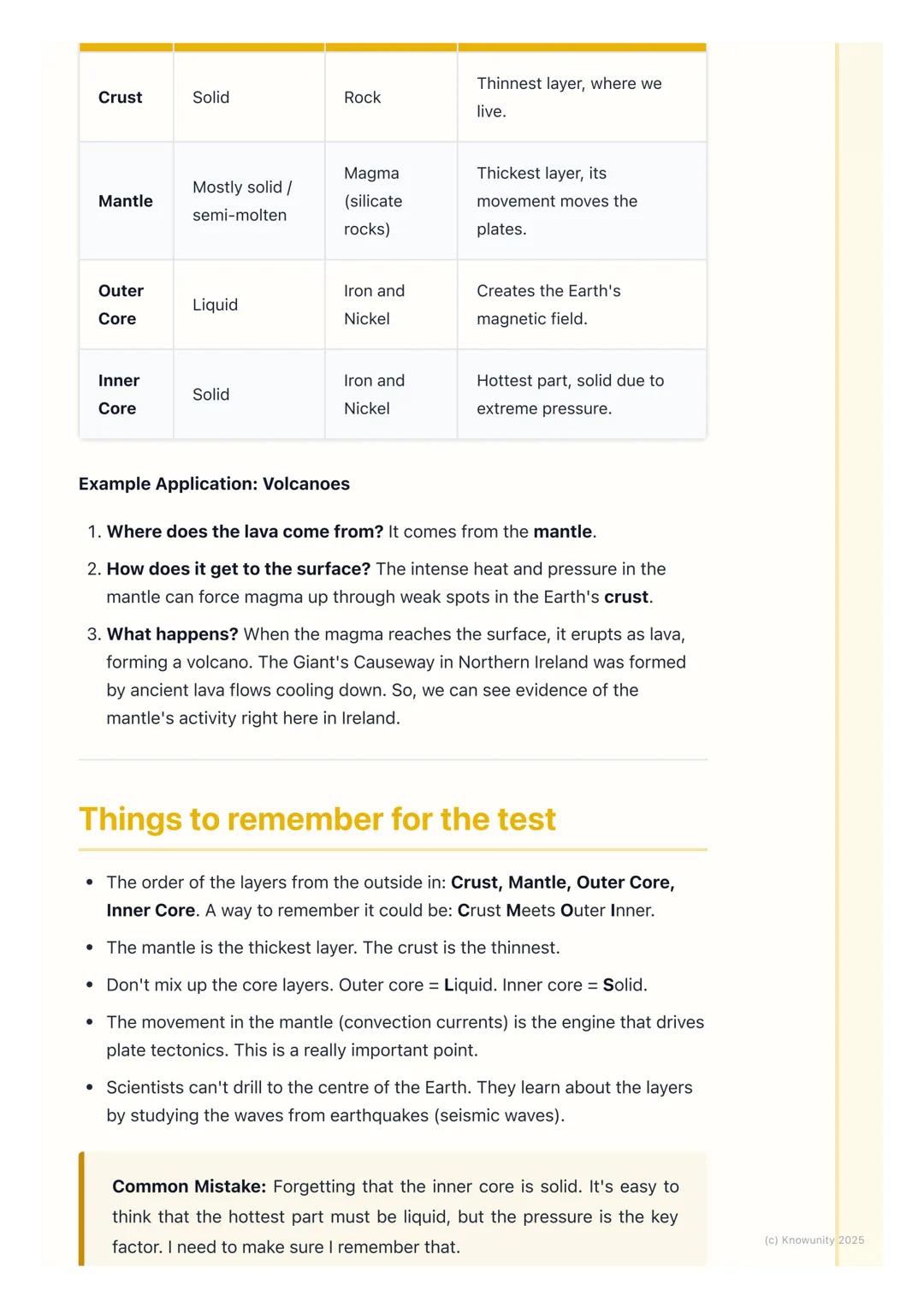 # Inside the Earth
## What's under our feet?
It feels like the ground we stand on is solid, but the Earth is actually made up
of different