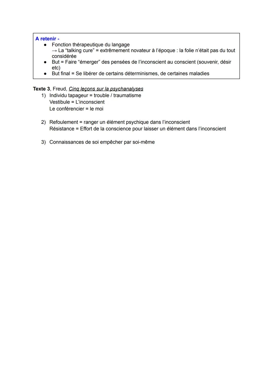 # Chapitre 4: La conscience de soi peut-elle devenir
connaissance de soi ?
Notions abordées: conscience, inconscient, raison, liberté
Intr