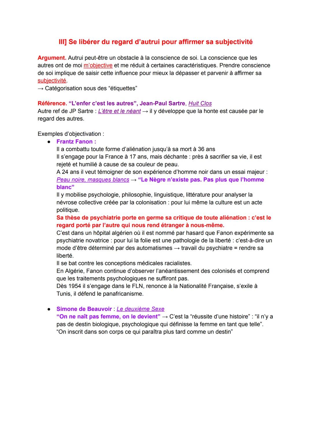 # Chapitre 4: La conscience de soi peut-elle devenir
connaissance de soi ?
Notions abordées: conscience, inconscient, raison, liberté
Intr